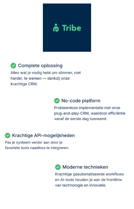 Wiefferink Business Support Tribe CRM